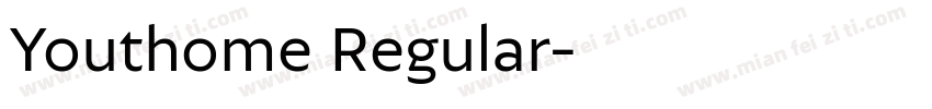 Youthome Regular字体转换